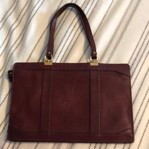 Vintage briefcase/ satchel. In excellent worn condition